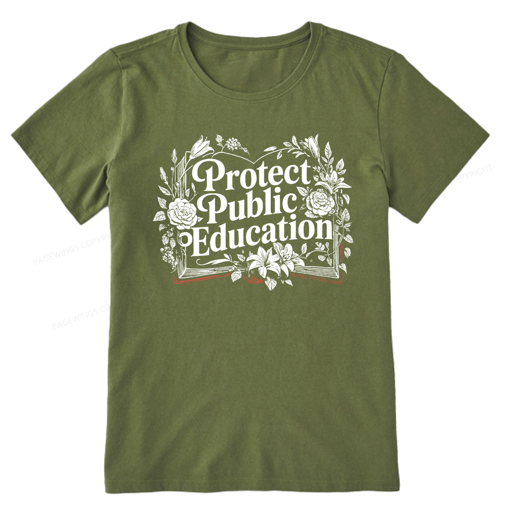 Pagewings Protect Public Education Unisex Classic T-shirt