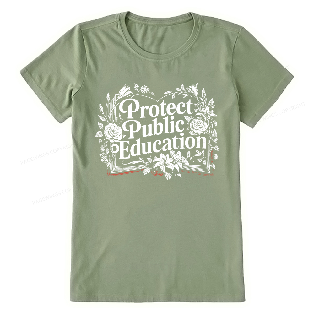 Pagewings Protect Public Education Unisex Classic T-shirt