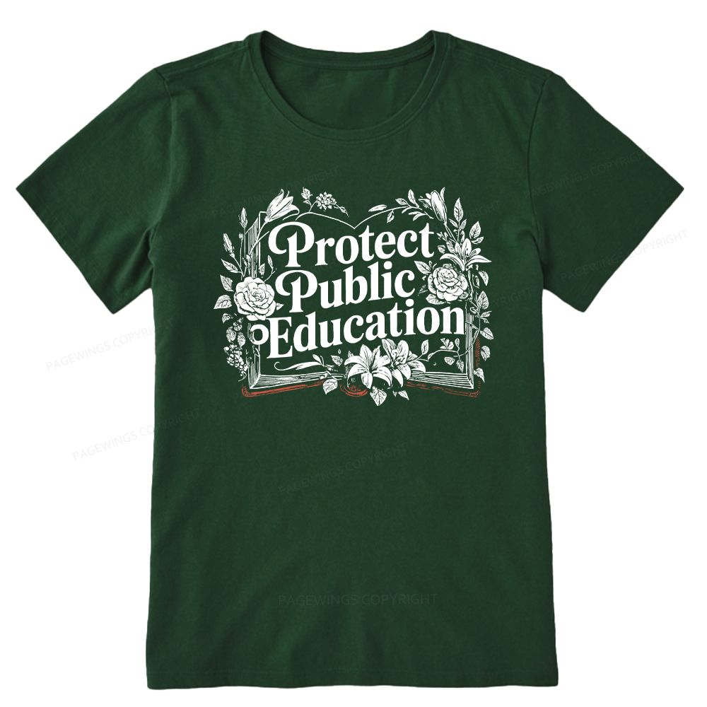 Pagewings Protect Public Education Unisex Classic T-shirt