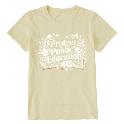 Pagewings Protect Public Education Unisex Classic T-shirt