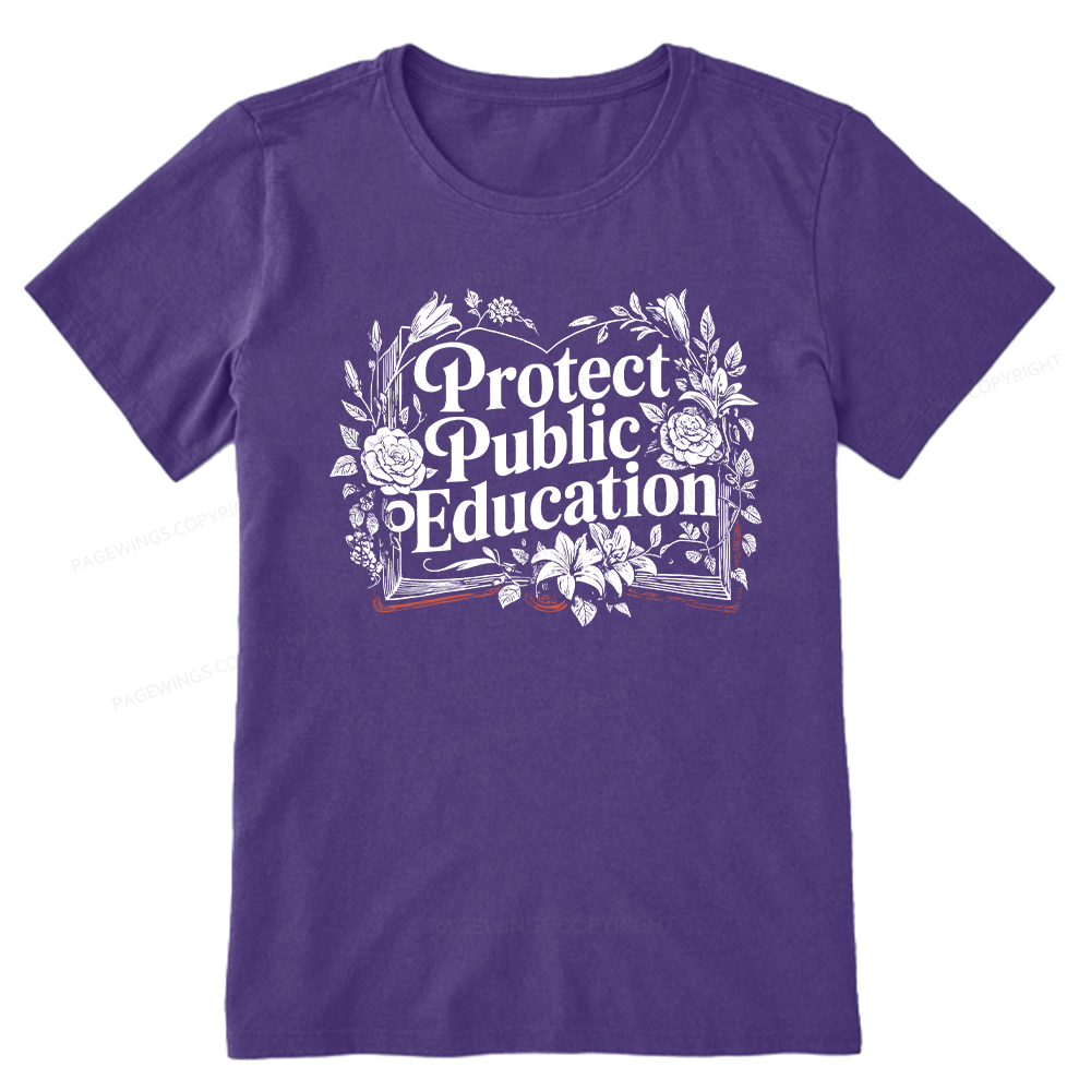 Pagewings Protect Public Education Unisex Classic T-shirt