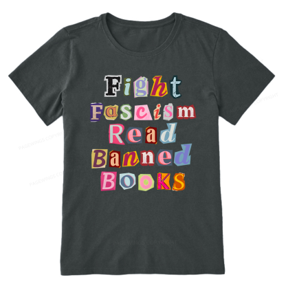 Pagewings Fight Fascism Read Books Unisex Classic T-shirt