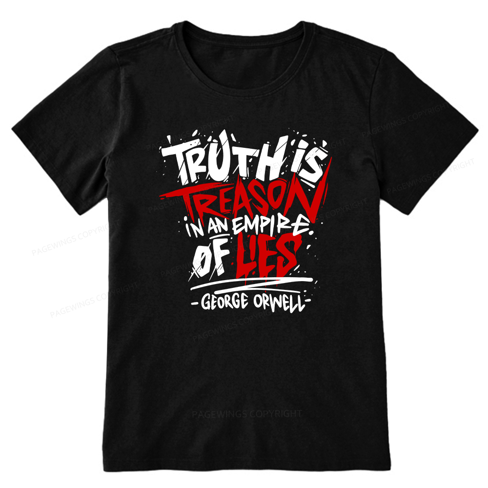 Pagewings Truth Is Treason In An Empire Of Lies Unisex Classic T-shirt