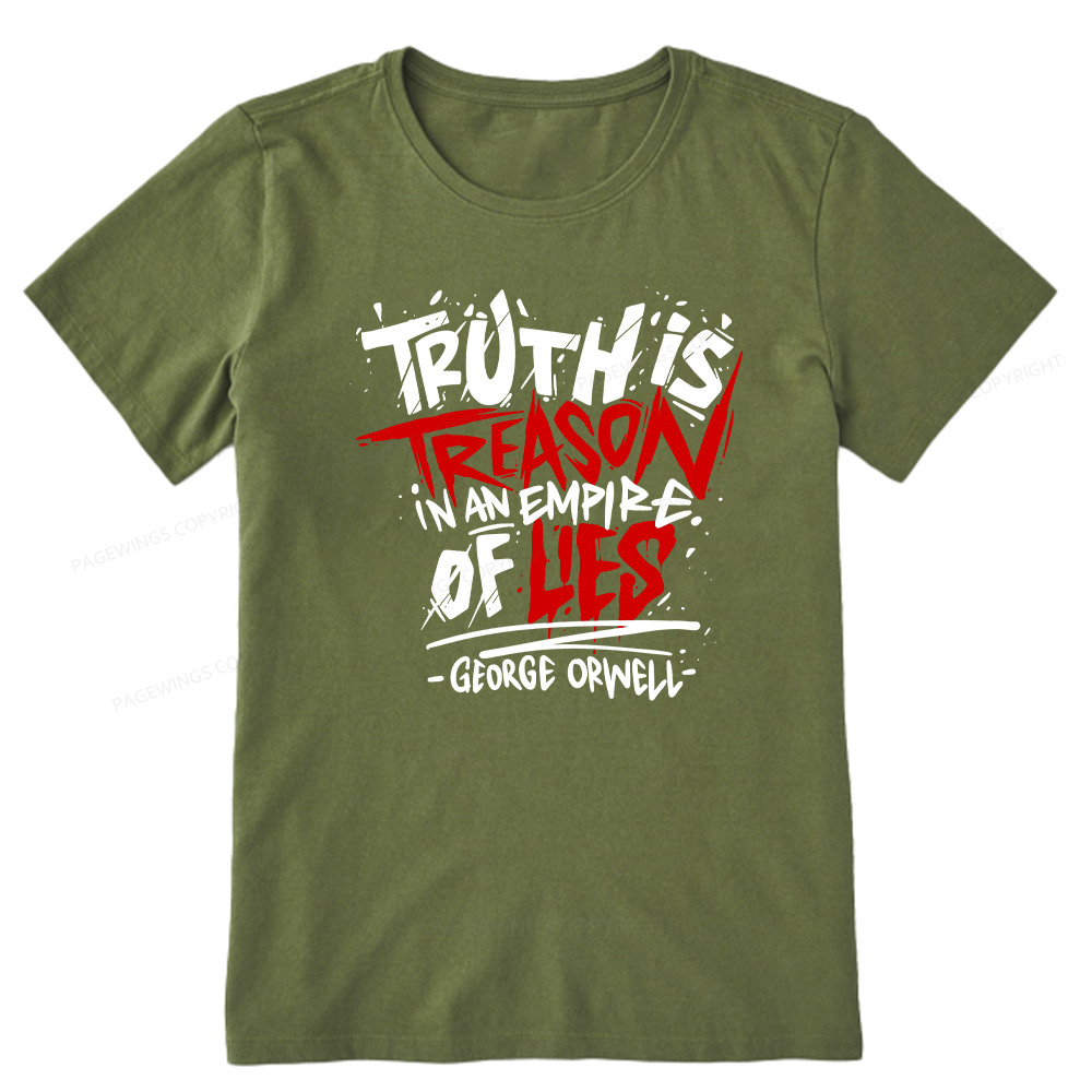 Pagewings Truth Is Treason In An Empire Of Lies Unisex Classic T-shirt
