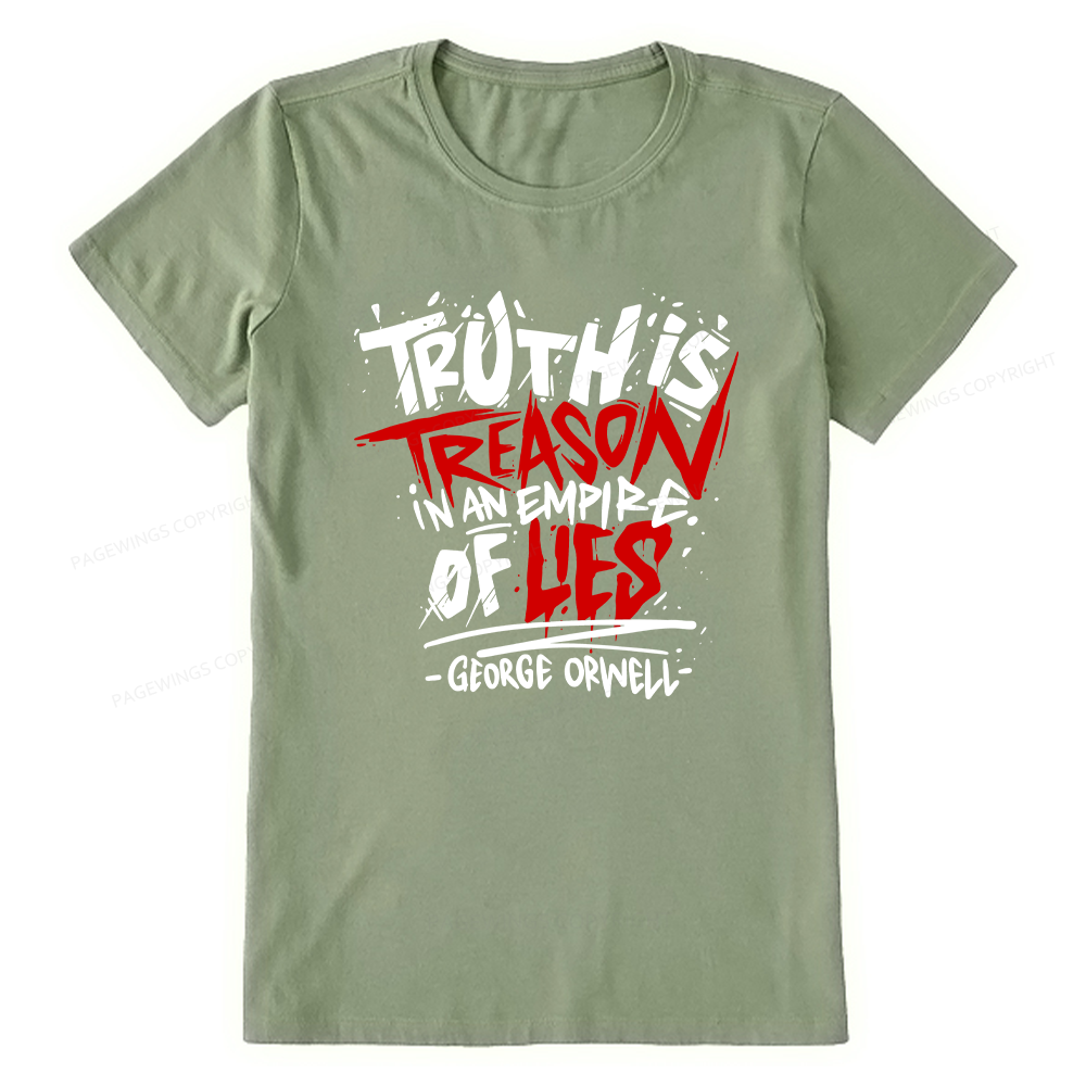 Pagewings Truth Is Treason In An Empire Of Lies Unisex Classic T-shirt