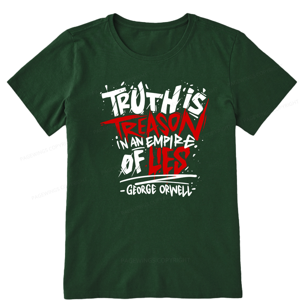 Pagewings Truth Is Treason In An Empire Of Lies Unisex Classic T-shirt