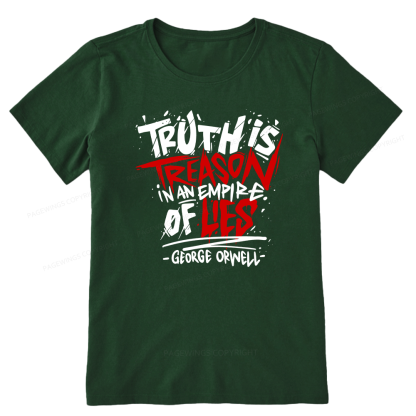 Pagewings Truth Is Treason In An Empire Of Lies Unisex Classic T-shirt