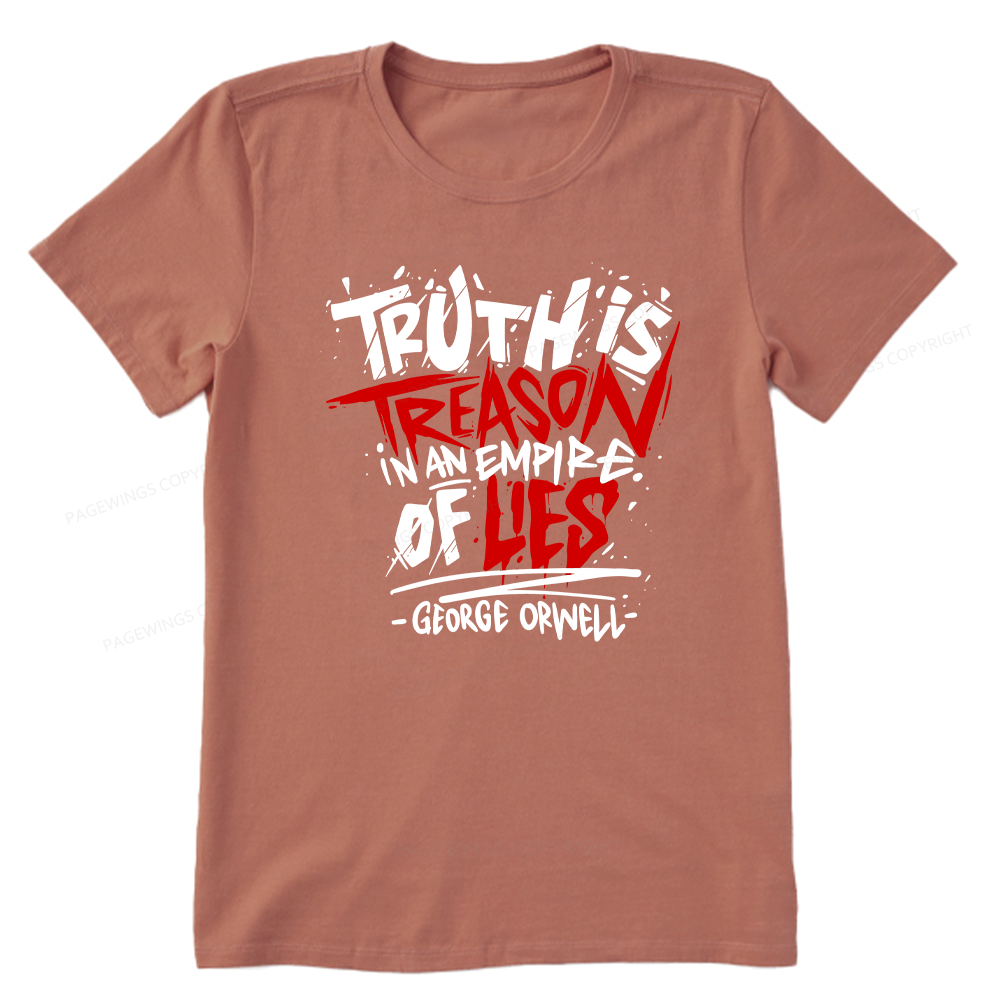 Pagewings Truth Is Treason In An Empire Of Lies Unisex Classic T-shirt
