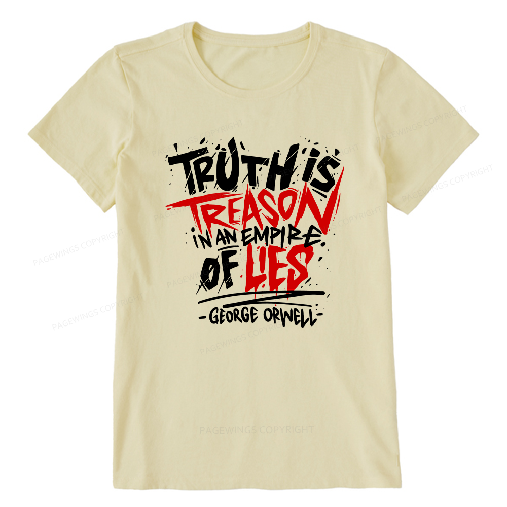 Pagewings Truth Is Treason In An Empire Of Lies Unisex Classic T-shirt