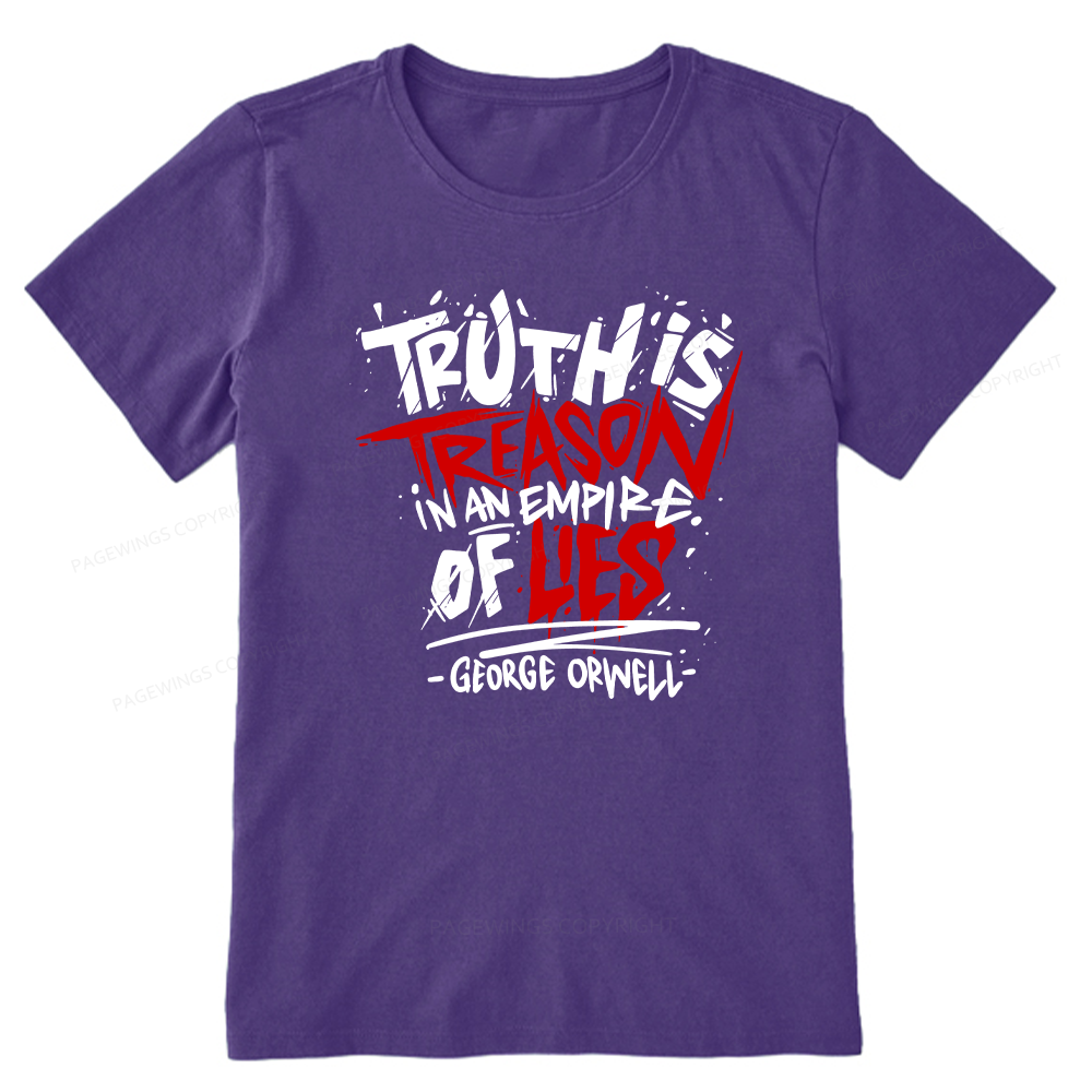 Pagewings Truth Is Treason In An Empire Of Lies Unisex Classic T-shirt