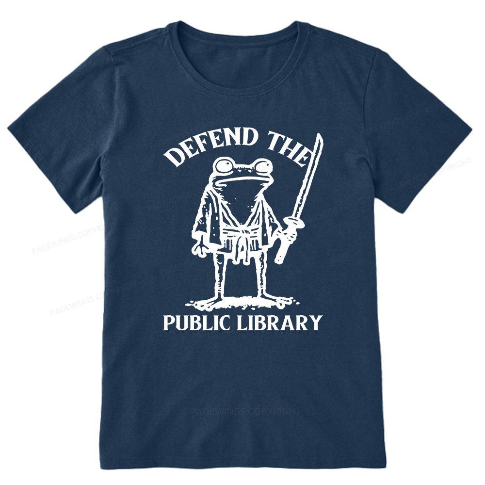 Pagewings Defend Your Public Library Unisex Classic T-shirt