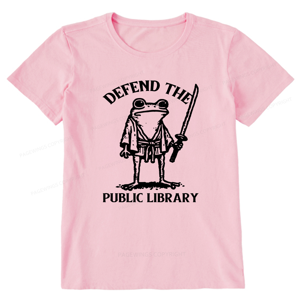 Pagewings Defend Your Public Library Unisex Classic T-shirt