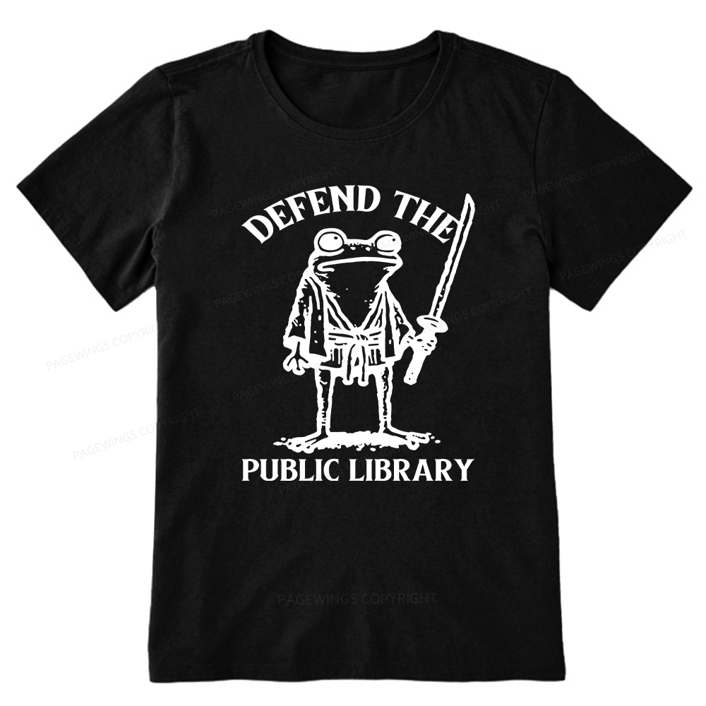Pagewings Defend Your Public Library Unisex Classic T-shirt