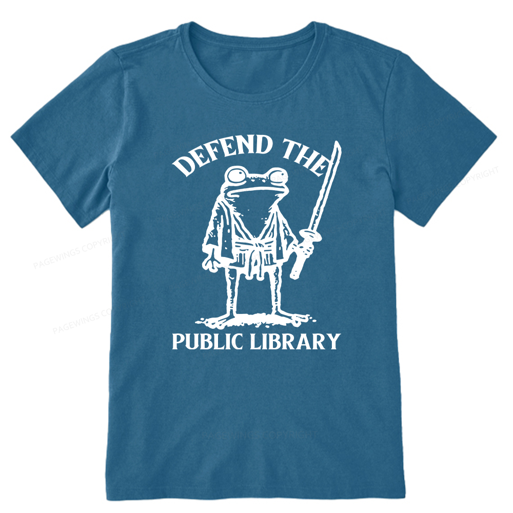 Pagewings Defend Your Public Library Unisex Classic T-shirt