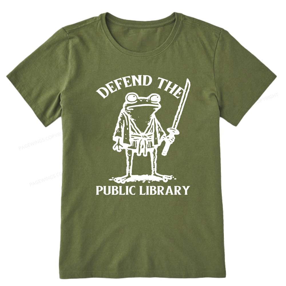 Pagewings Defend Your Public Library Unisex Classic T-shirt