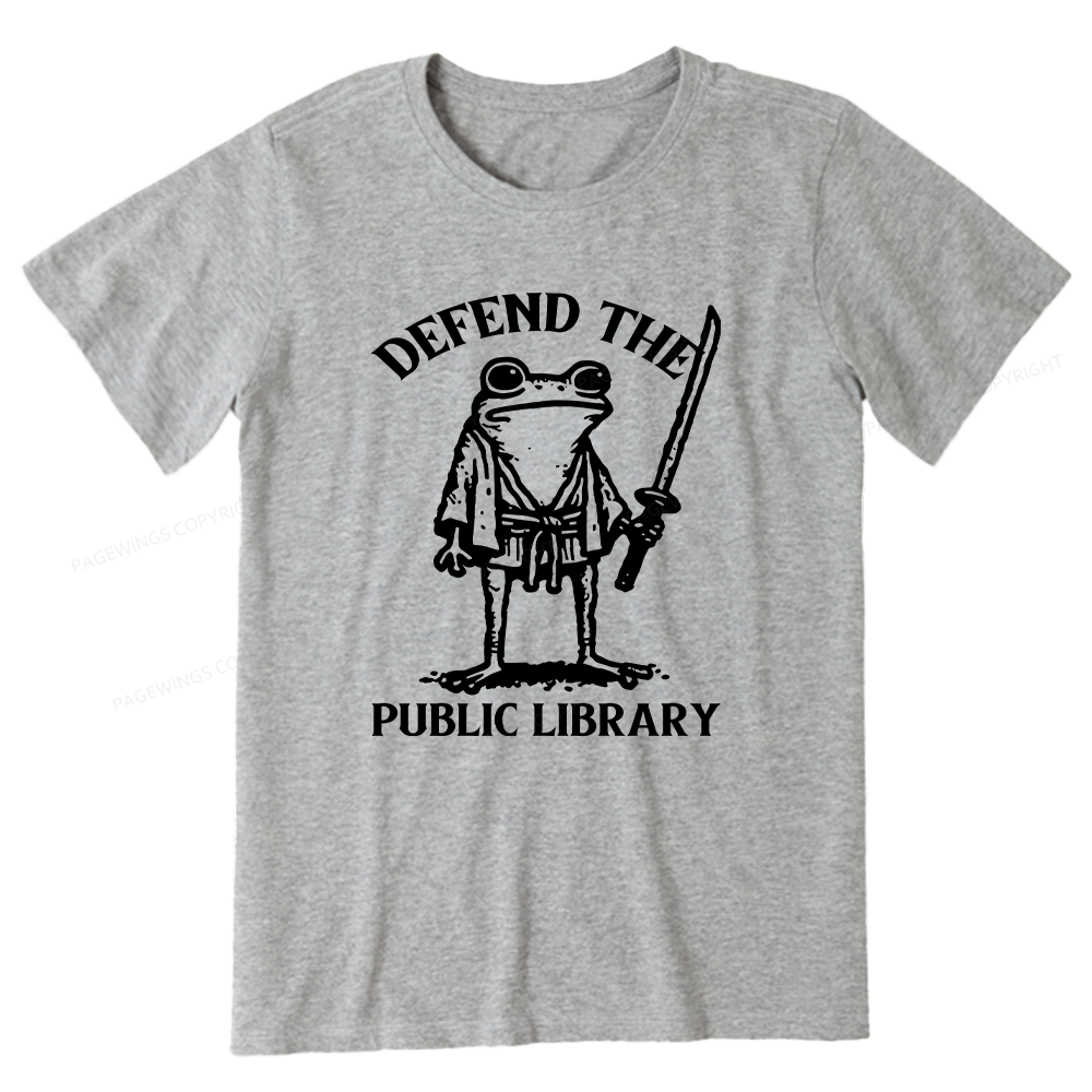 Pagewings Defend Your Public Library Unisex Classic T-shirt