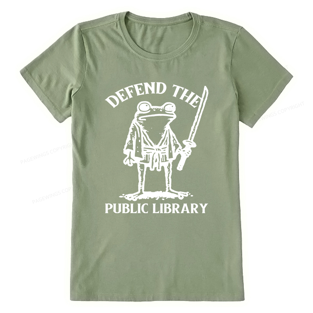 Pagewings Defend Your Public Library Unisex Classic T-shirt