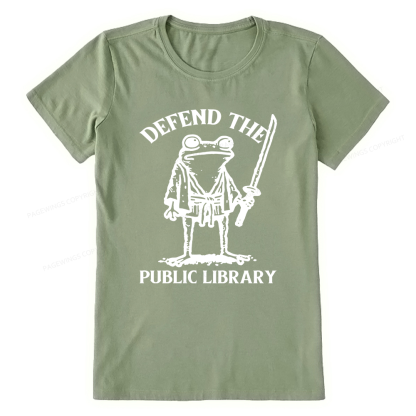 Pagewings Defend Your Public Library Unisex Classic T-shirt