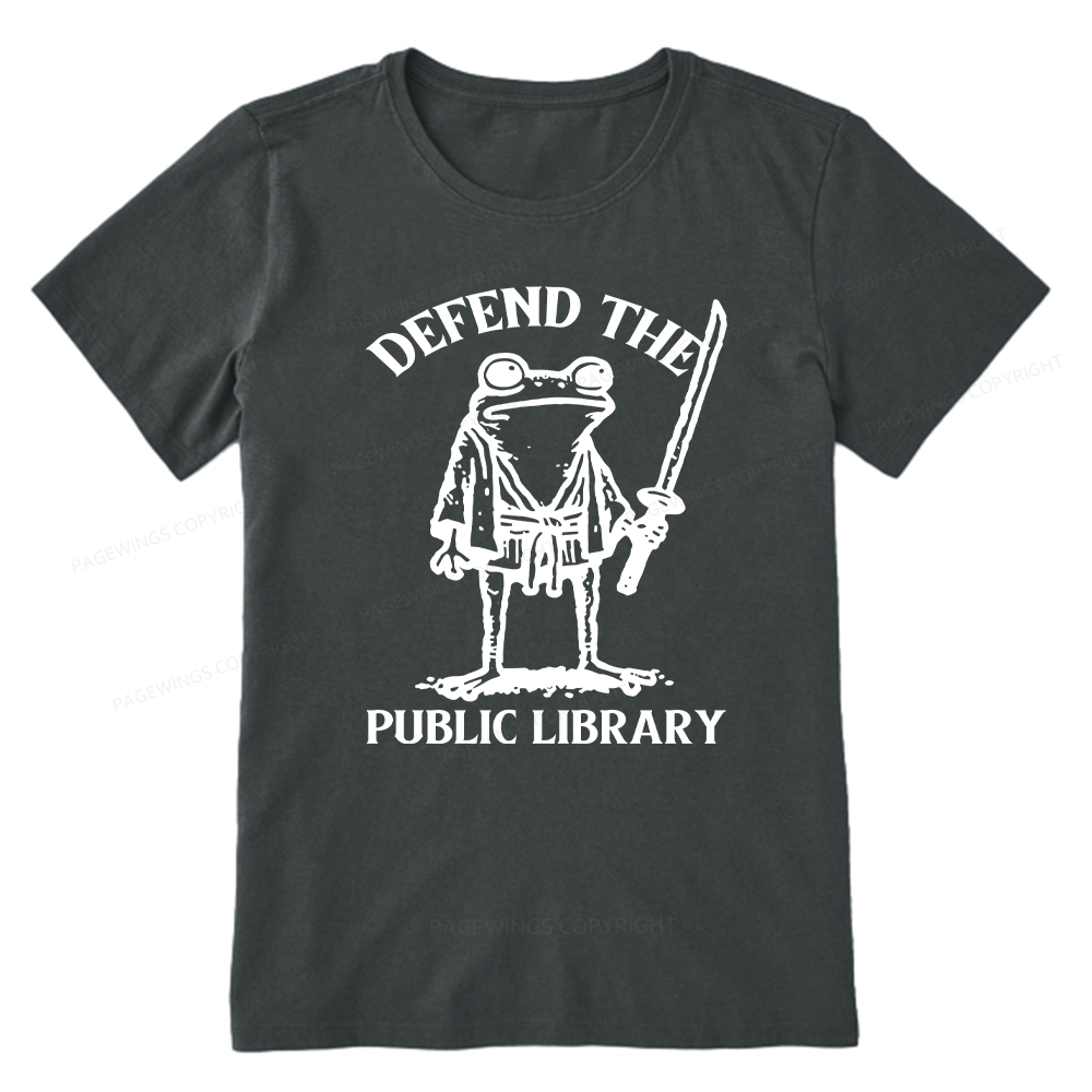Pagewings Defend Your Public Library Unisex Classic T-shirt