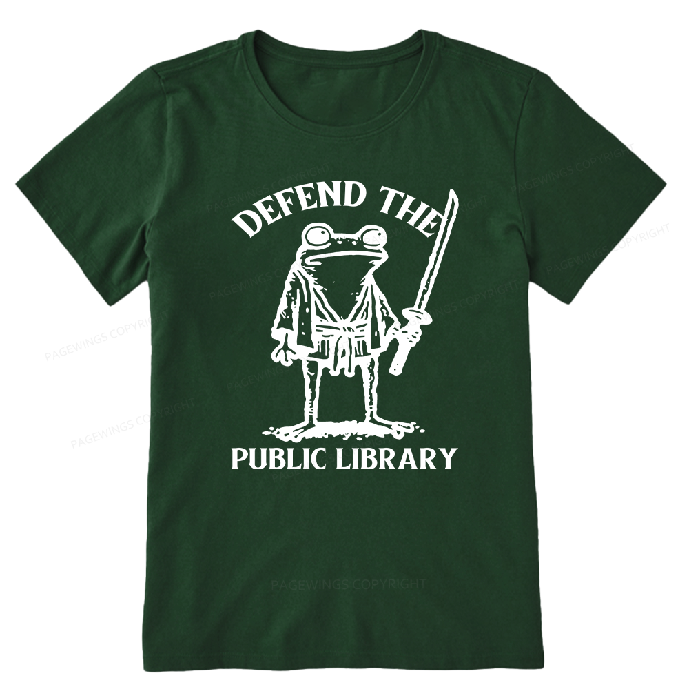 Pagewings Defend Your Public Library Unisex Classic T-shirt
