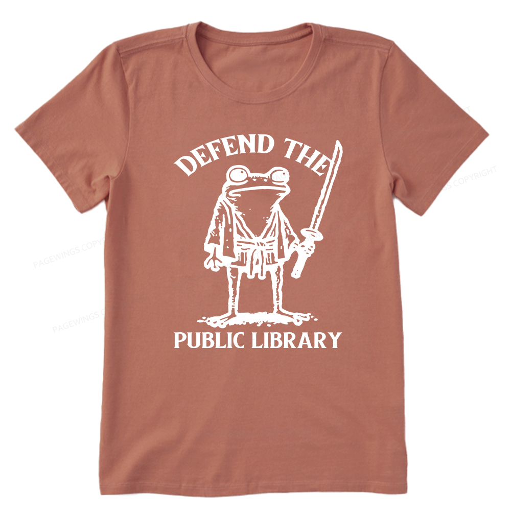 Pagewings Defend Your Public Library Unisex Classic T-shirt
