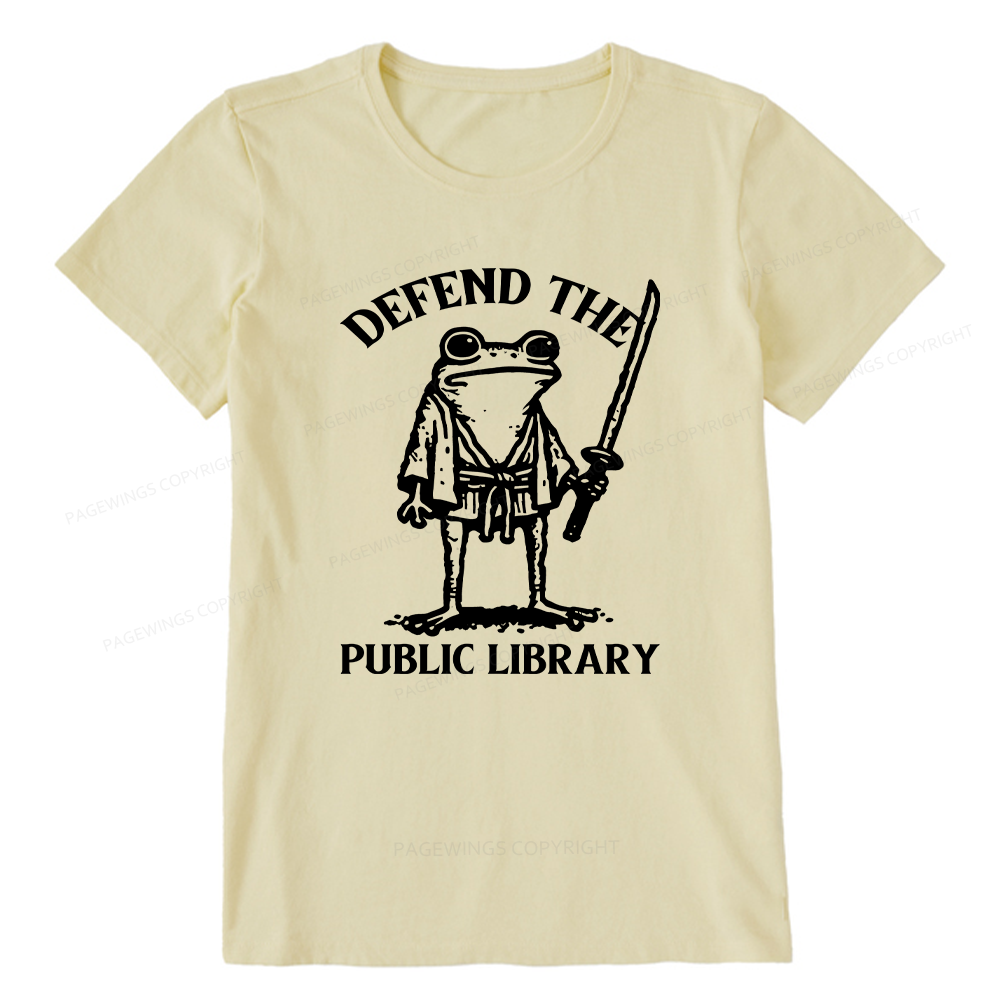 Pagewings Defend Your Public Library Unisex Classic T-shirt
