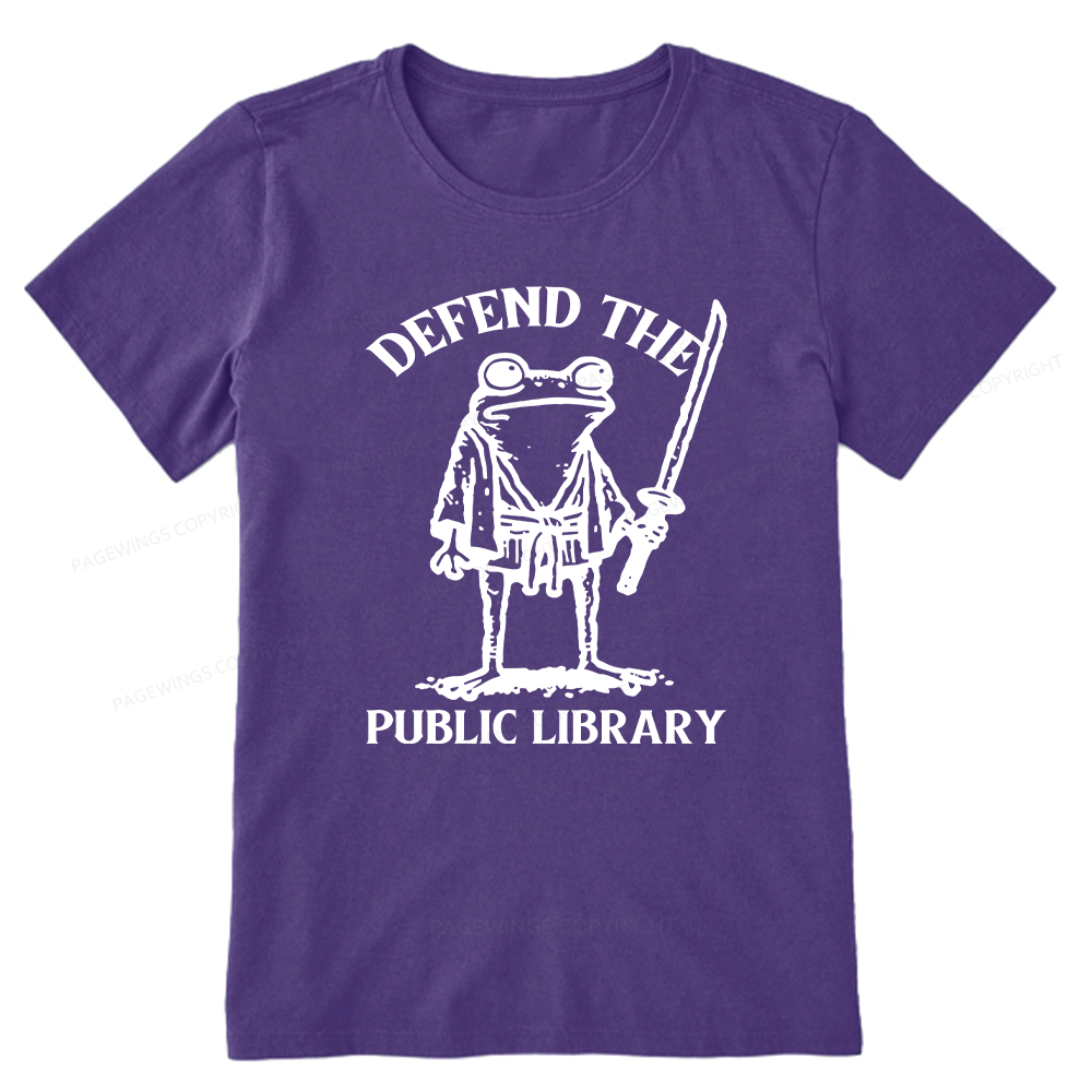 Pagewings Defend Your Public Library Unisex Classic T-shirt