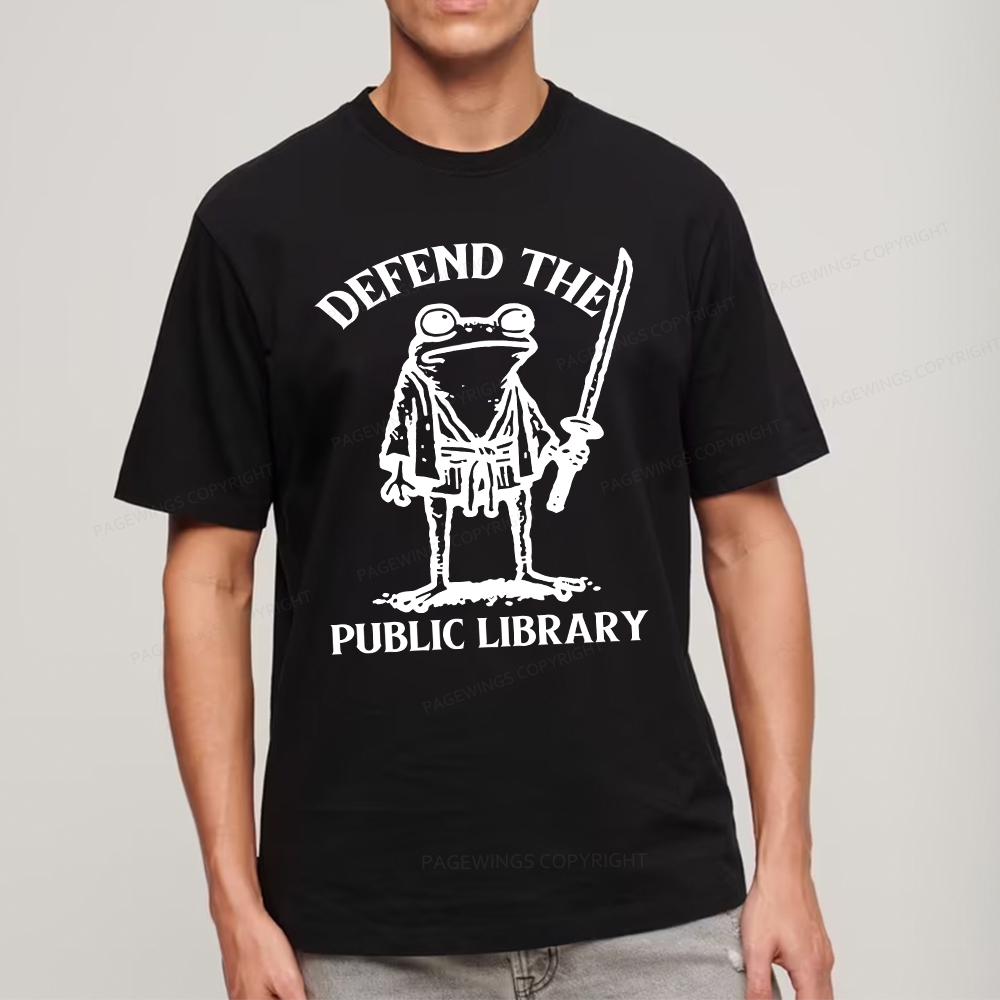 Pagewings Defend Your Public Library Unisex Classic T-shirt