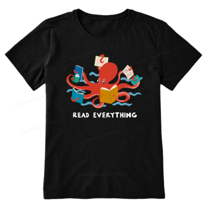 Pagewings Read Everything Unisex Classic T-shirt