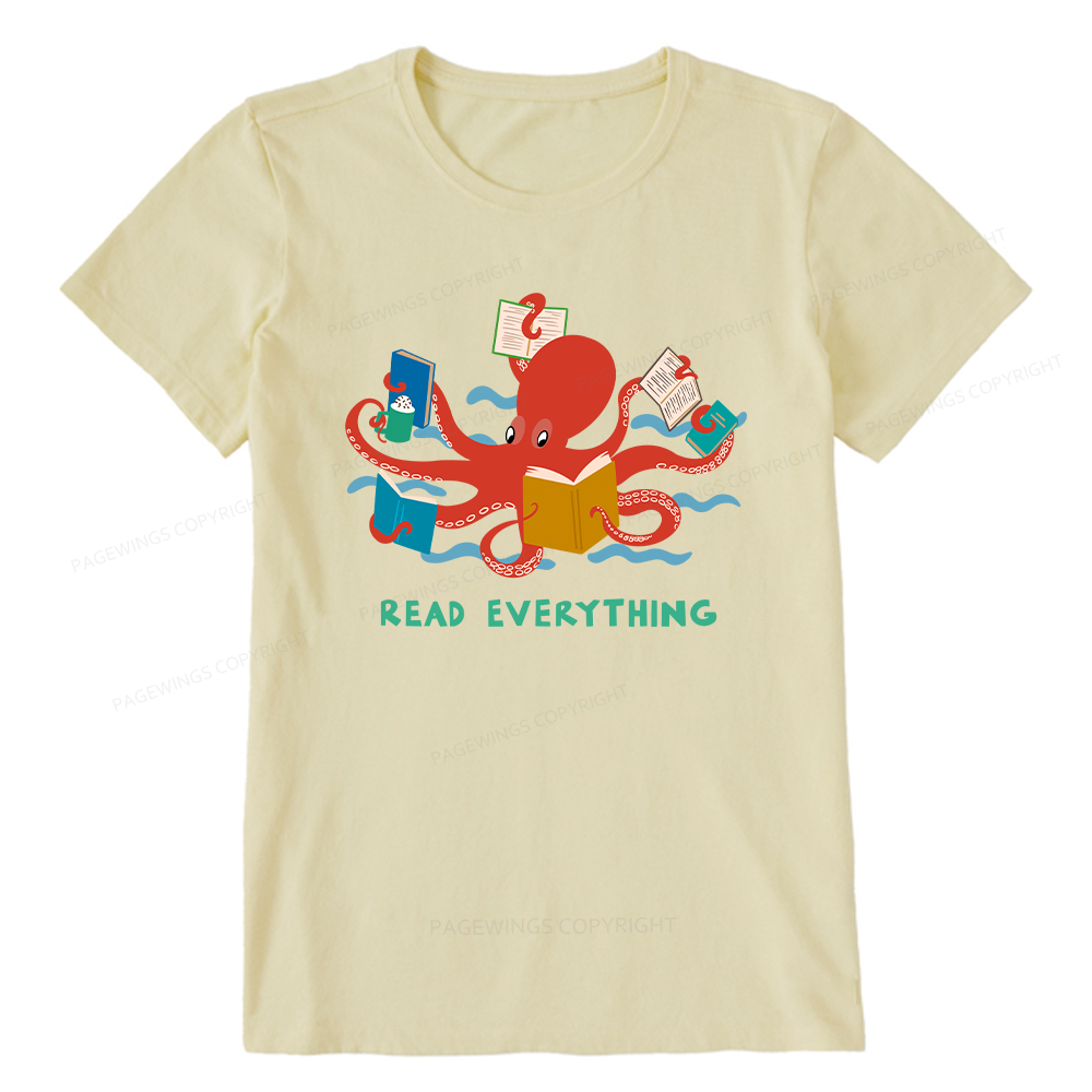 Pagewings Read Everything Unisex Classic T-shirt