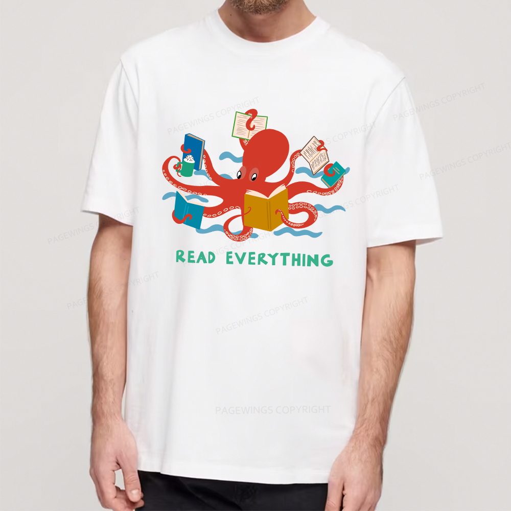 Pagewings Read Everything Unisex Classic T-shirt