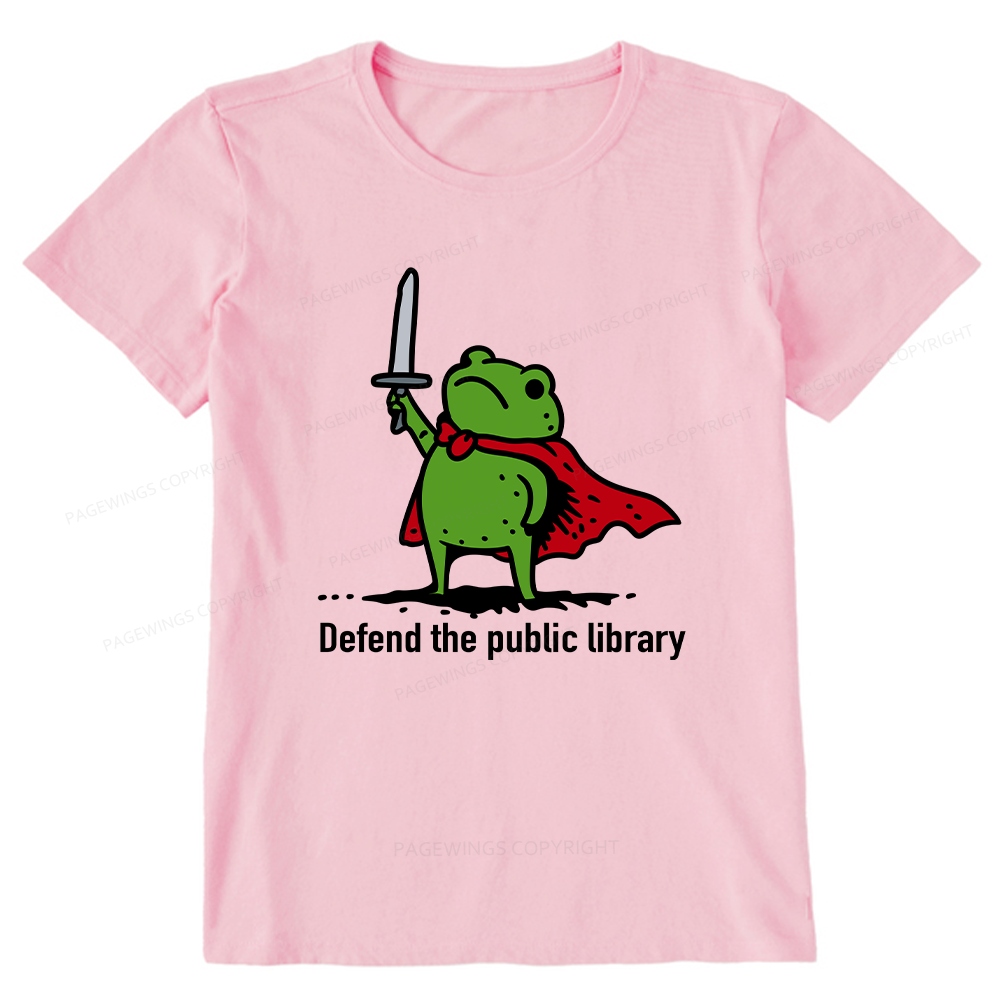 Pagewings Defend The Public Library Unisex Classic T-shirt