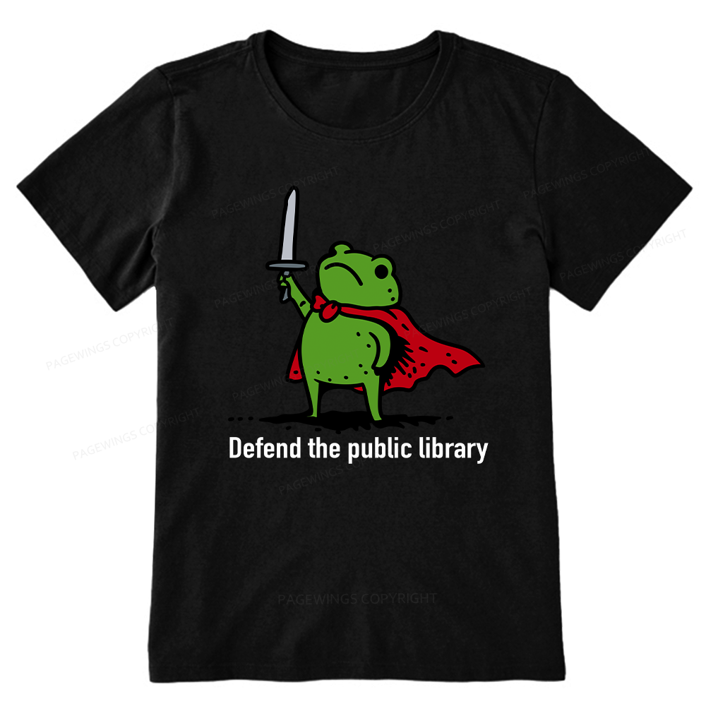 Pagewings Defend The Public Library Unisex Classic T-shirt