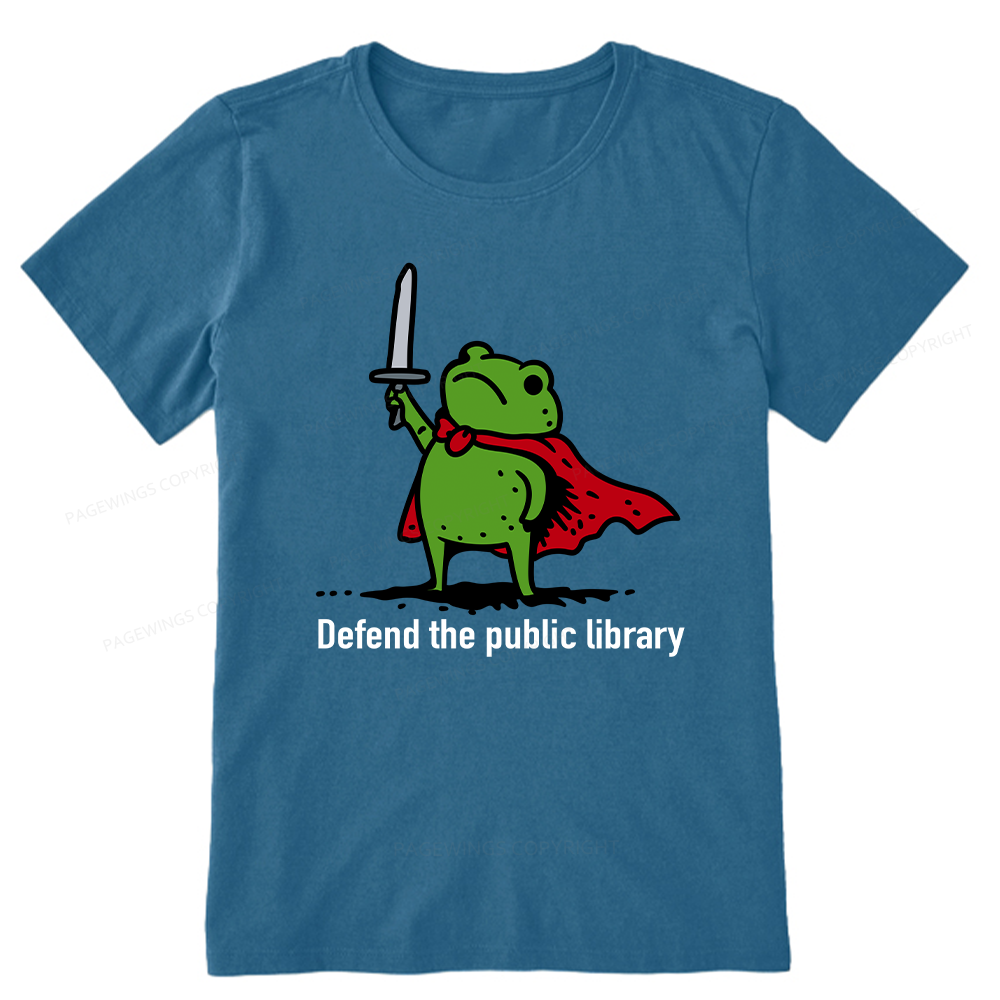 Pagewings Defend The Public Library Unisex Classic T-shirt