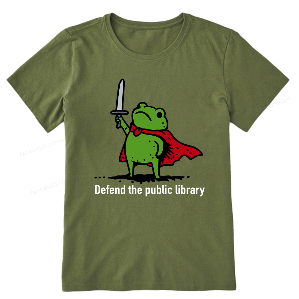 Pagewings Defend The Public Library Unisex Classic T-shirt