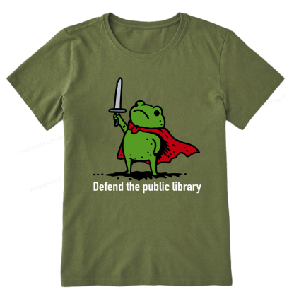 Pagewings Defend The Public Library Unisex Classic T-shirt