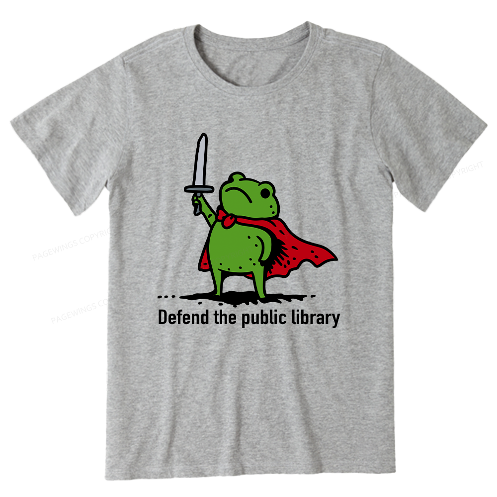 Pagewings Defend The Public Library Unisex Classic T-shirt