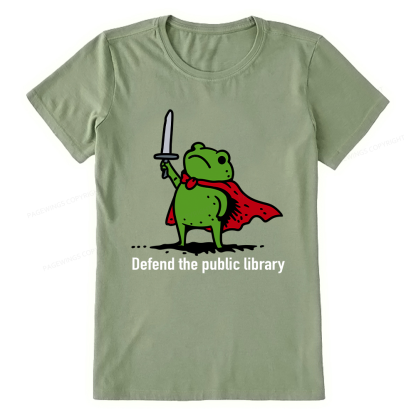 Pagewings Defend The Public Library Unisex Classic T-shirt