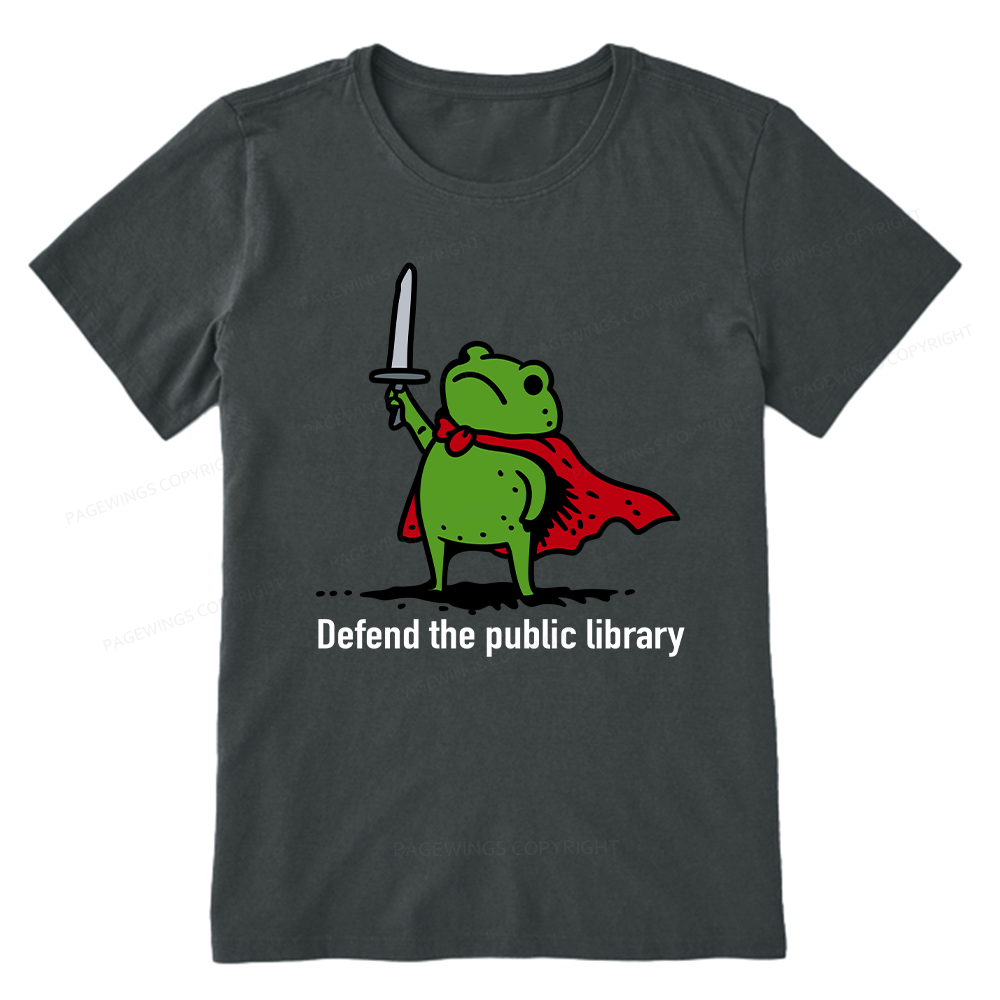 Pagewings Defend The Public Library Unisex Classic T-shirt