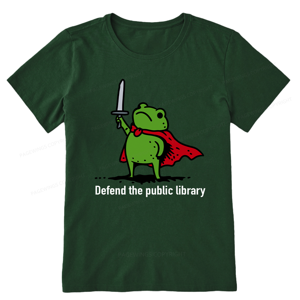 Pagewings Defend The Public Library Unisex Classic T-shirt