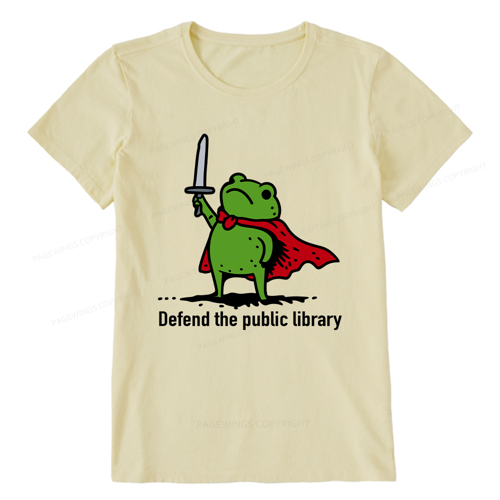 Pagewings Defend The Public Library Unisex Classic T-shirt