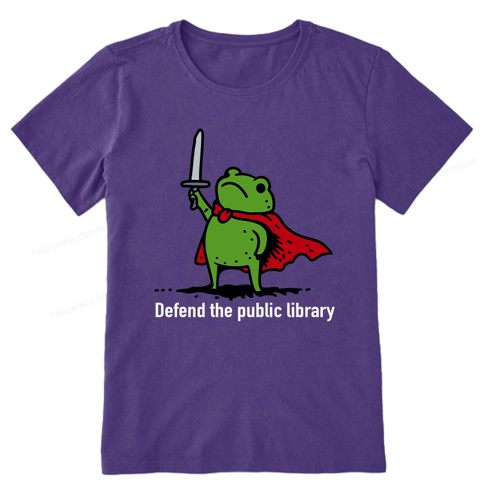 Pagewings Defend The Public Library Unisex Classic T-shirt