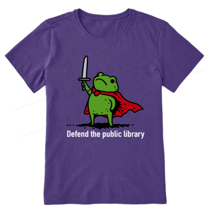 Pagewings Defend The Public Library Unisex Classic T-shirt