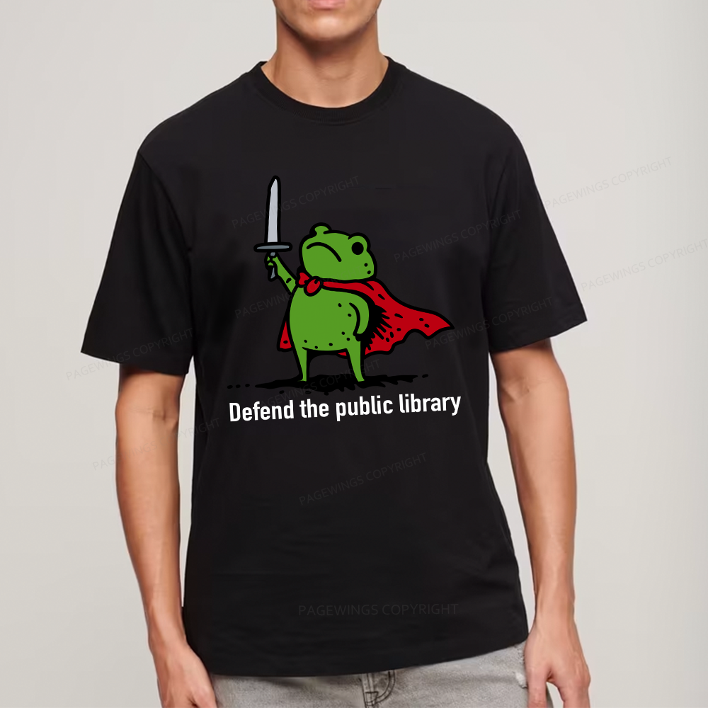 Pagewings Defend The Public Library Unisex Classic T-shirt