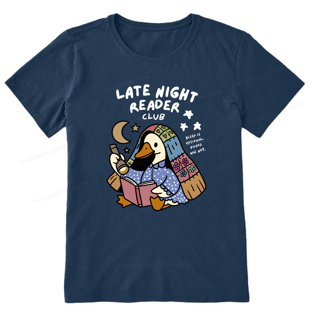 Pagewings Late Night Reader Club Unisex Classic T-shirt