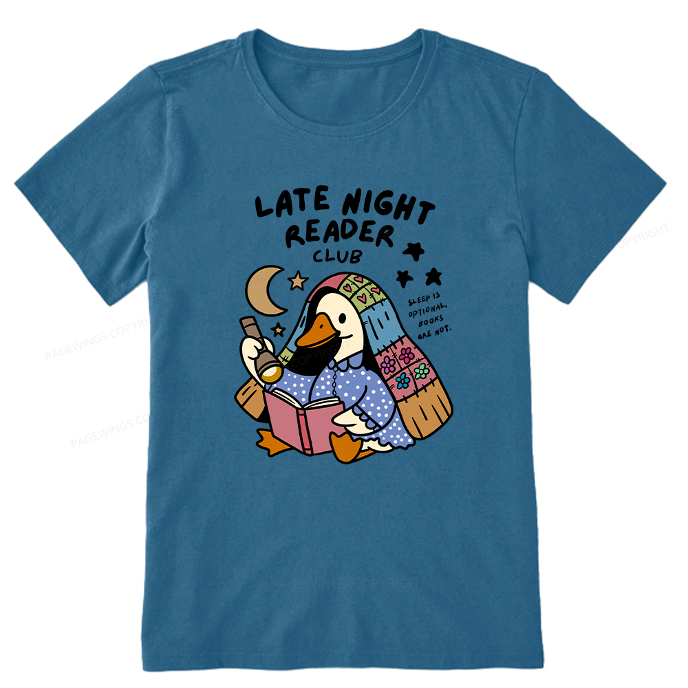Pagewings Late Night Reader Club Unisex Classic T-shirt