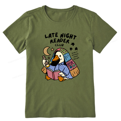 Pagewings Late Night Reader Club Unisex Classic T-shirt