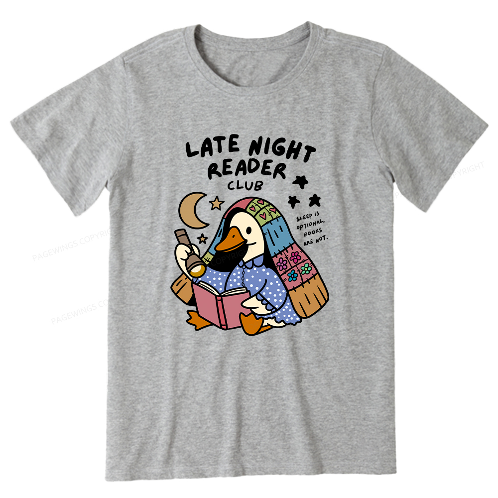 Pagewings Late Night Reader Club Unisex Classic T-shirt