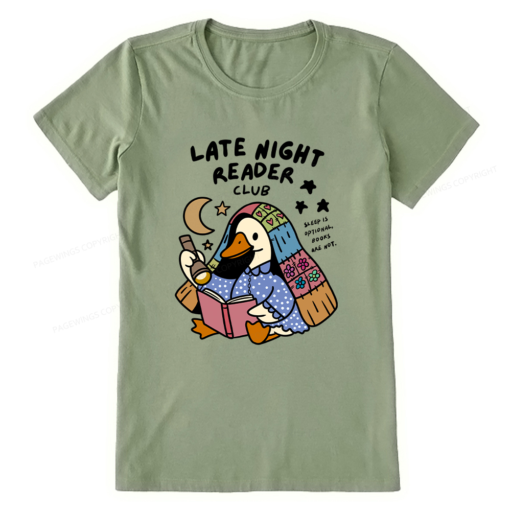 Pagewings Late Night Reader Club Unisex Classic T-shirt