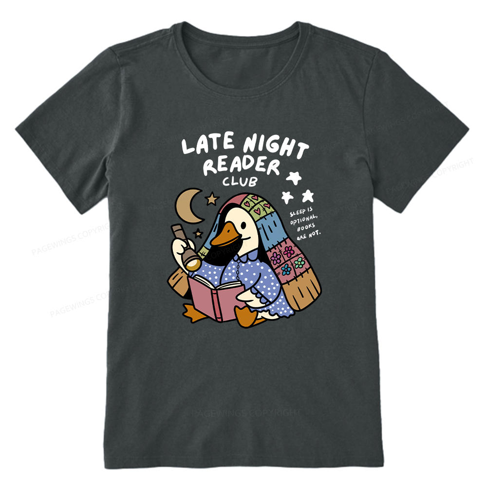 Pagewings Late Night Reader Club Unisex Classic T-shirt